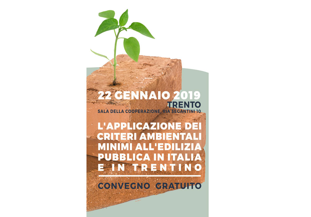 Appalti “verdi” nell’edilizia pubblica: nuovo appuntamento a Trento