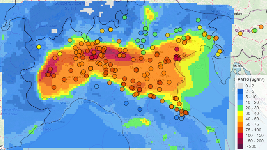 Qualità dell'aria nel Bacino Padano. Le molteplici cause di un problema  complesso – lifeprepair